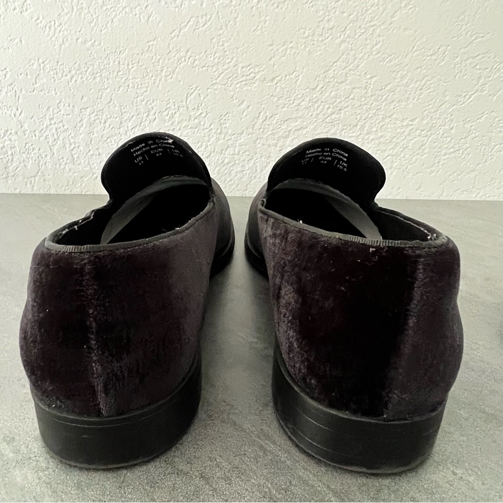 Madden With Ortholite Black Velvet Slip On Loafers Shoes - Men’s Size 11 - Picture 6 of 9